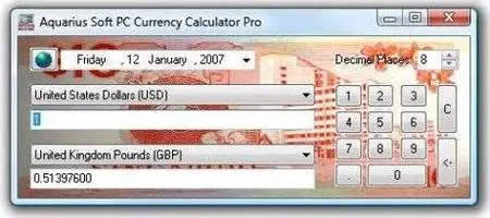 AquariusSoft Portable Currency Calculator (Thinstalled)