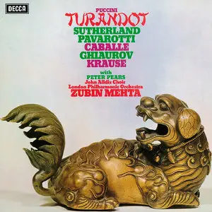 Sutherland, Pavarotti, Caballe, LPO, Zubin Mehta - Puccini: Turandot (1972/2014) [Official Digital Download 24bit/96kHz]