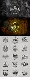 GraphicRiver - Grunge Badges and Logos vol01