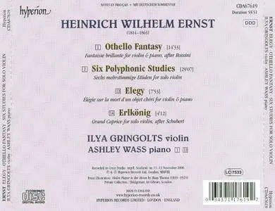 Ilya Gringolts, Ashley Wass - Ernst: Violin Music (2008)