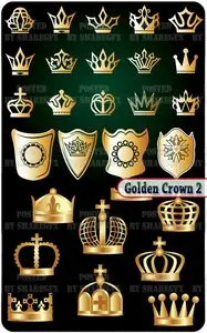 Stock Vector - Golden Crown 2