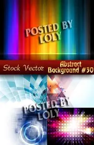 Vector Abstract Backgrounds #30 - Stock Vector