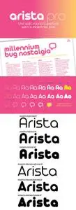 Arista Pro - Soft Round Typeface with a Millennial Feel [6-Weights]