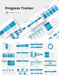 Progress Tracker PowerPoint, Keynote and Google Slides Templates