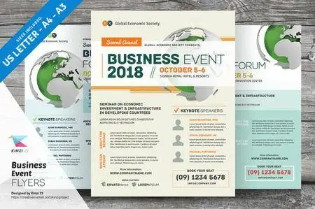 CreativeMarket - Multi-purpose Business Event Flyers
