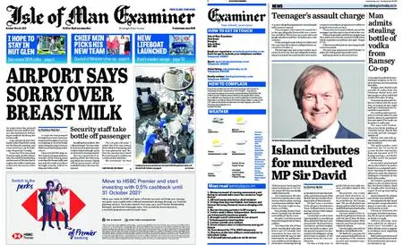 Isle of Man Examiner – October 19, 2021