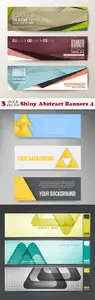 Vectors - Shiny Abstract Banners 4