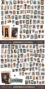 Vintage Newspaper Letters