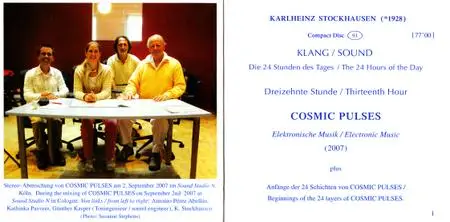 Karlheinz Stockhausen - Cosmic Pulses, 13 Stunde aus Klang (2007) {Stockhausen-Verlag No. 91}