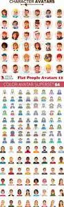 Vectors - Flat People Avatars 12