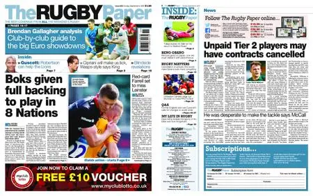 The Rugby Paper – September 06, 2020