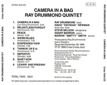 Ray Drummond – Camera In A Bag (1990)