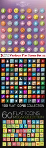 Vectors - Various Flat Icons Set 11