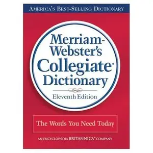 Merriam-Webster's Collegiate Dictionary, 11th Edition (Red Kivar Binding with Jacket)