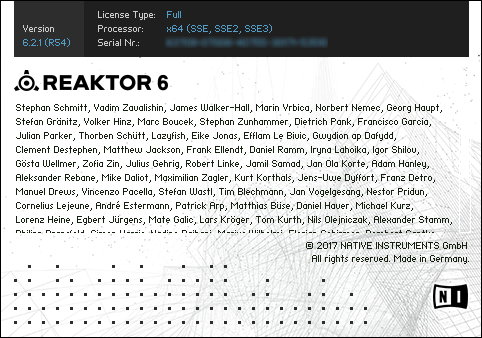 Native Instruments Reaktor 6 v6.2.1 macOS