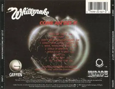 Whitesnake - Come an' Get It (1981) Re-up
