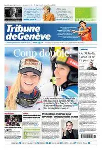 Tribune de Genève du 14 Mars 2016