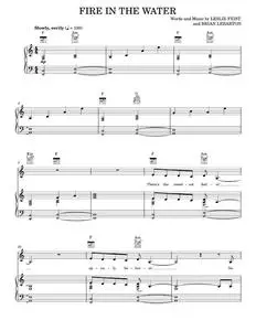 Fire In The Water - Feist, Twilight: Breaking Dawn Part 2 Movie (Piano-Vocal-Guitar)