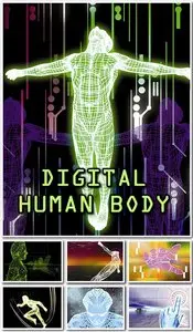 Digital human body - clipart