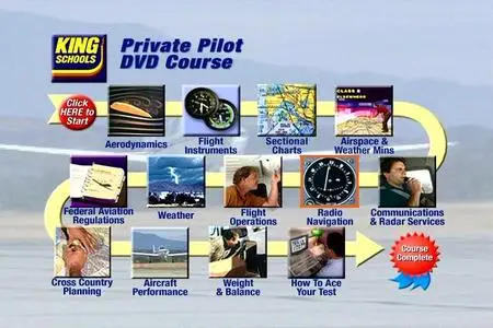 Private Pilot Exam Course - DVD for PC - 1/8DISC