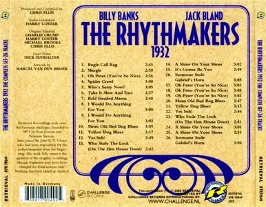 Billy Banks And His Orchestra 1932 & Jack Bland And His Rhythmakers 1932: The Complete Set-26 Tracks - 2006