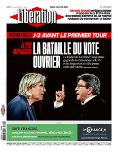 Libération du Jeudi 20 Avril 2017