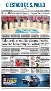 Jornal O Estado de São Paulo - 18 de setembro de 2012 - Terça