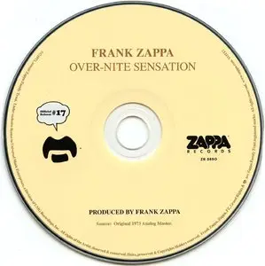 Frank Zappa - Over-nite Sensation (1973) + Apostrophe (') (1974) {2012 UMe Remaster}