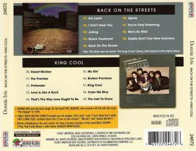 Donnie Iris - Back On The Streets/King Cool (1980/1981) {2007 American Beat}