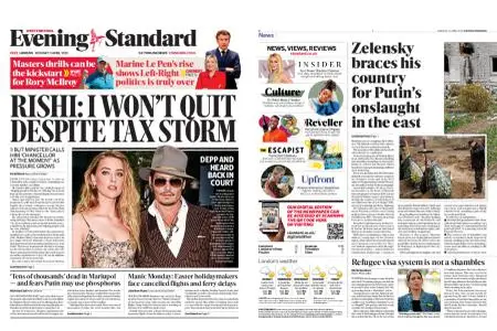 London Evening Standard – April 11, 2022