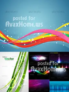 GraphicRiver Colorful Abstract Backgrounds Pack 3