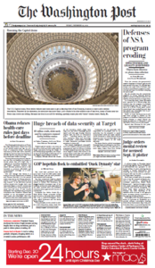 The Washington Post, 20. Dezember 2013