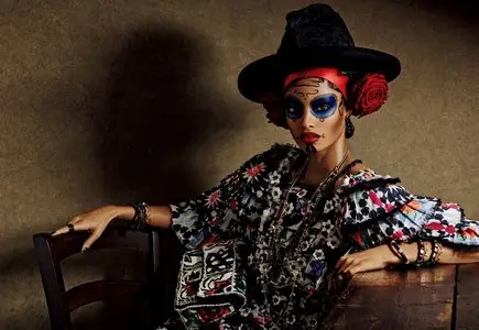 Malaika Firth by Giampaolo Sgura for Vogue Japan May 2015