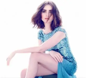 Lily Collins by James White for Yo Dona Magazine July 2014