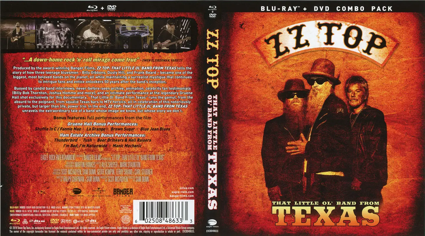 ZZ Top - That Little Ol Band from Texas (2019) [Blu-ray 