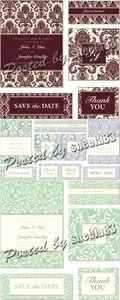 Ornate Floral Frames Vector