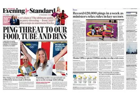 London Evening Standard – July 22, 2021