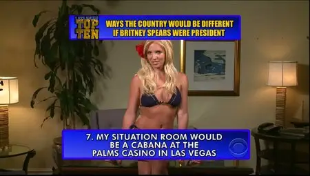 Britney Spears in a Bikini - Letterman 