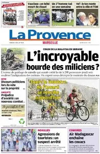 La provence du 19 juillet 2014