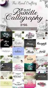 CreativeMarket - Font Bundle Calligraphy