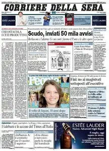 Il Corriere della Sera (15-10-09)