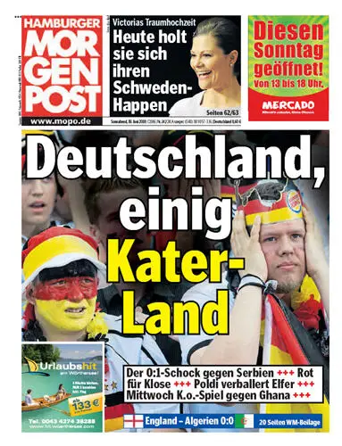 Hamburger Morgenpost vom 19 Juni 2010