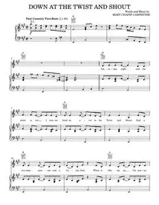 Down at the twist and shout - Mary Chapin Carpenter (Piano-Vocal-Guitar)