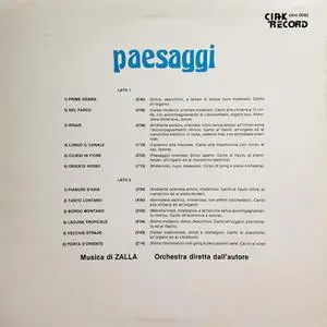 Zalla - Paesaggi (vinyl rip) (1971) {1980 Ciak}