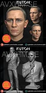 KUTON - Daniel Craig Head