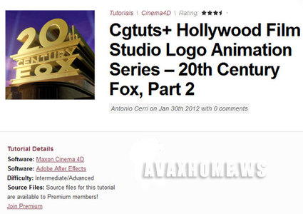 Cgtuts+ Hollywood Film Studio Logo Animation Series – 20th Century Fox - Day 2