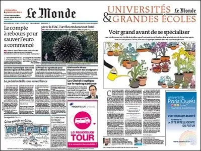 Le Monde - 20 October 2011 (+ Supplement)