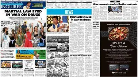 Philippine Daily Inquirer – January 16, 2017