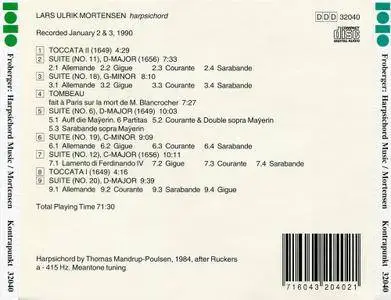 Lars Ulrik Mortensen - Johann Jacob Froberger: Harpsichord Music (1990)