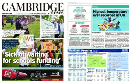 Cambridge News – July 30, 2019